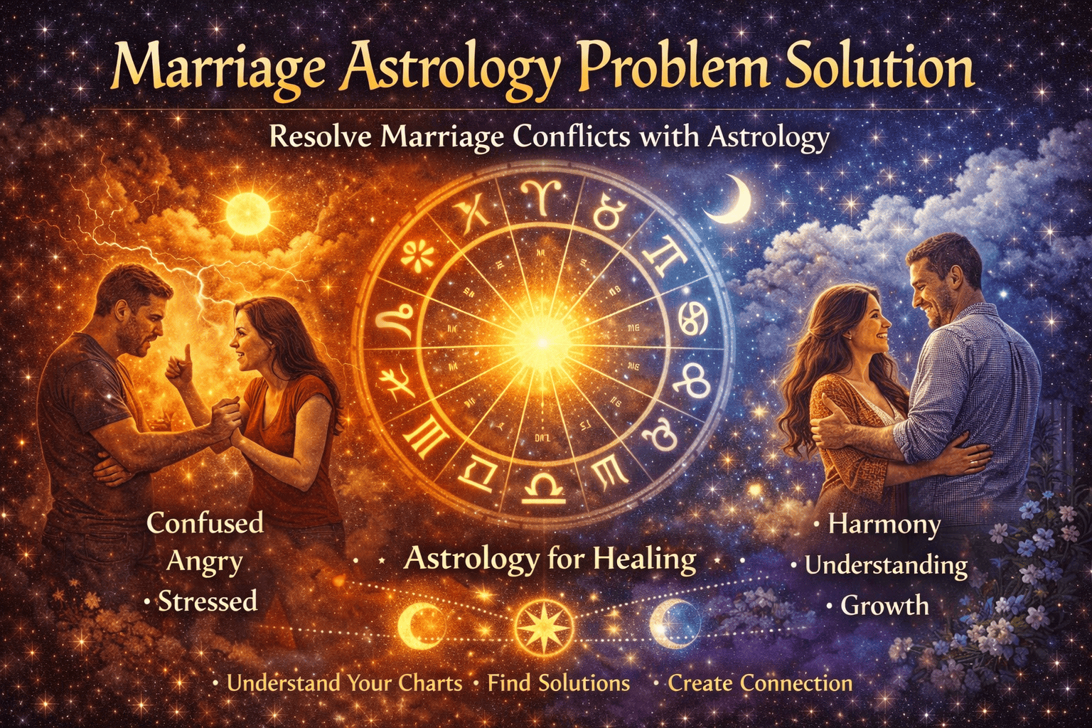 Marriage Astrology Problem Solution | Resolve Marriage Conflicts with Astrology